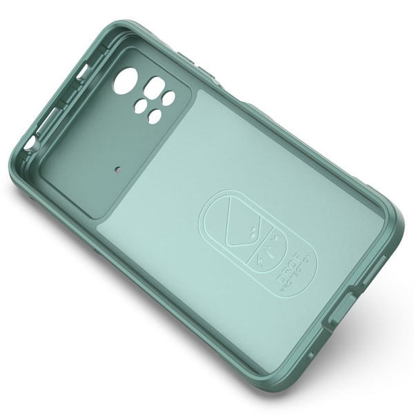 Blødt grebsformet cover til Xiaomi Poco M4 Pro - Grøn Green