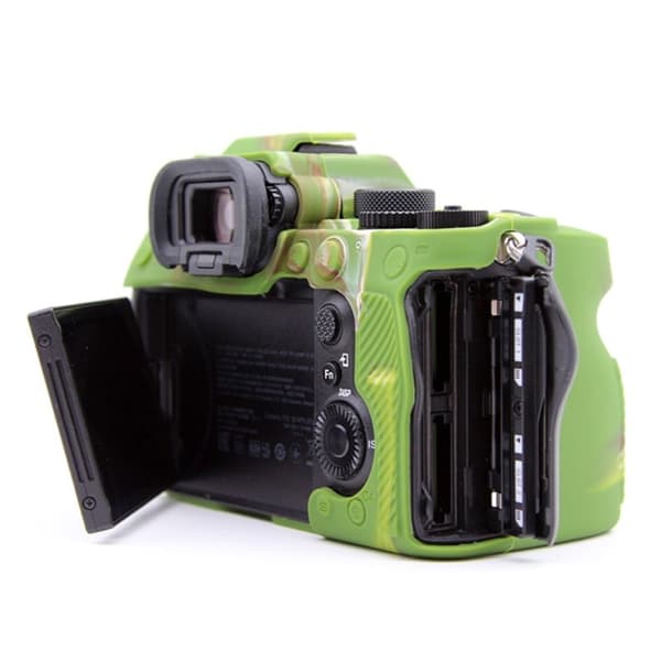 Sony A7S III silikonisuojus - Naamiointi Green