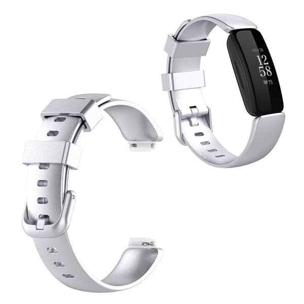 Fitbit Inspire 2 simple rem - sølv / Størrelse: S Silver grey