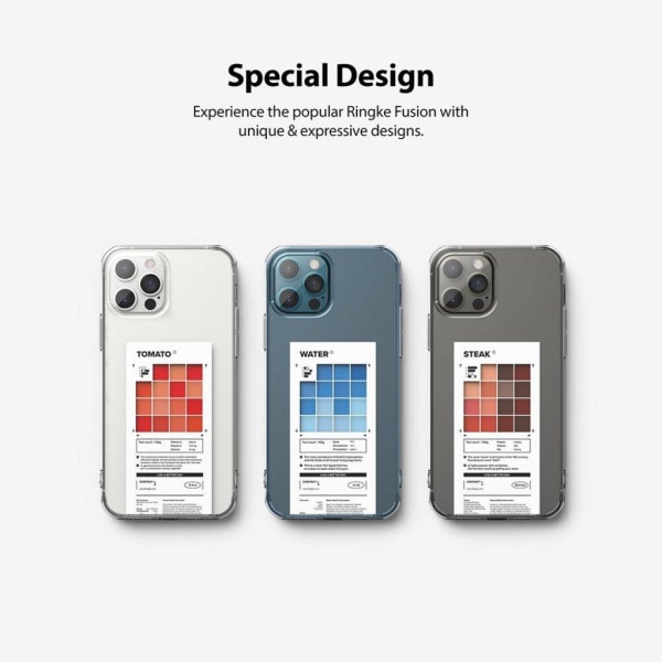 Ringke FUSION DESIGN - iPhone 12 Pro Max - Steak Transparent