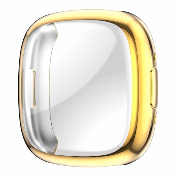 Fitbit Versa 4 elektropläteringsram - Guld Guld