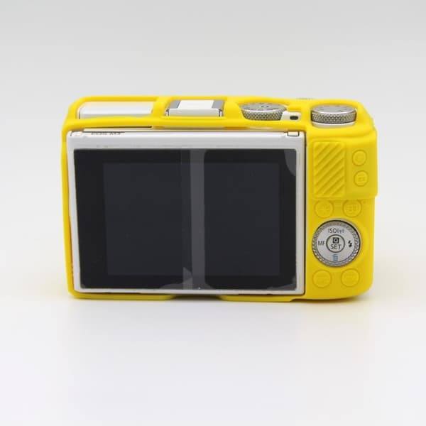 Canon EOS M3 fleksibel blød silikone etui - Gul Yellow