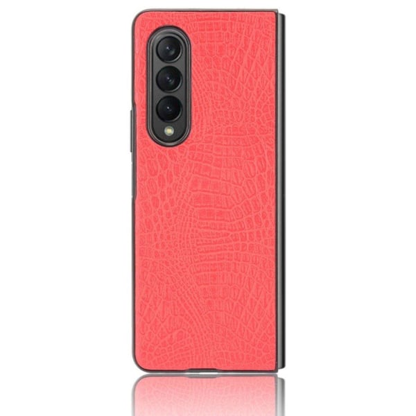 Croco Samsung Galaxy Z Fold3 5G skal - Röd Röd