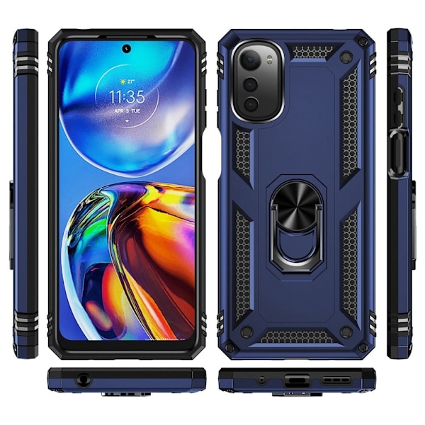 Bofink Combat Motorola Moto E32 Etui - Blå Blue
