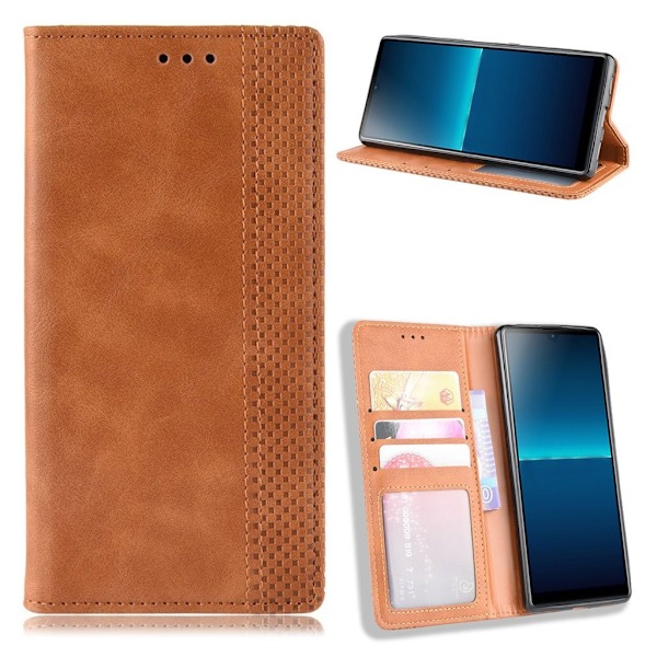 Bofink Vintage läder Sony Xperia L4 fodral - Brun Brun