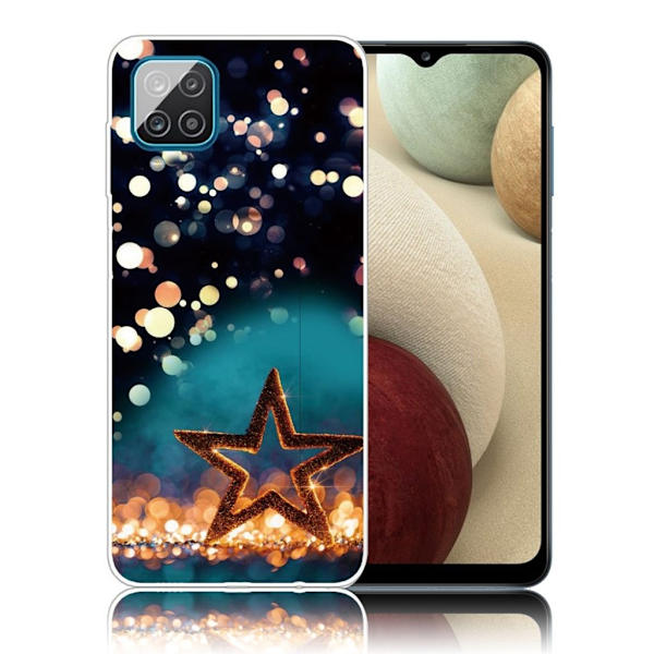 Deco Samsung Galaxy A12 5G Etui - Stjerne Multicolor