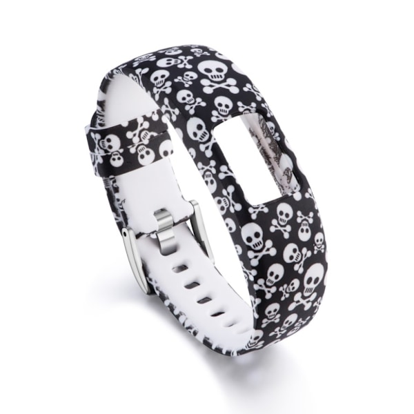 Persoonallinen vaihtoranneke Garmin Vivofit 4-kellolle - Pääkallot Multicolor