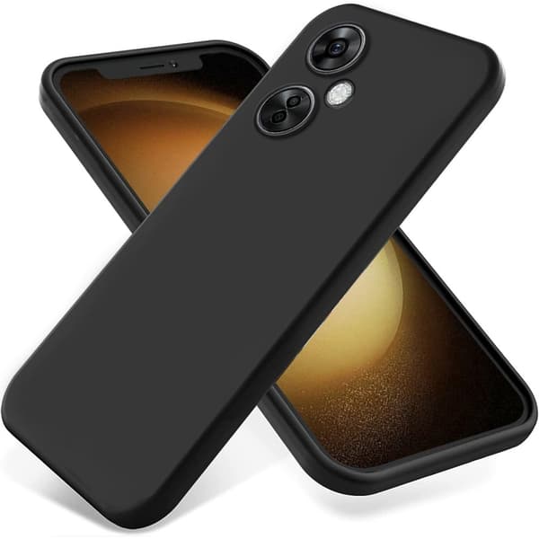 Matte Liquid silikone cover til OnePlus Nord N30 / OnePlus Nord CE 3 Lite - Sort Black