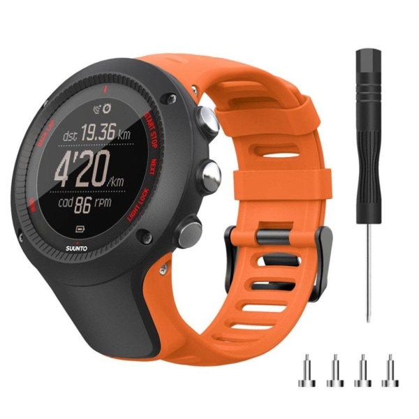 Suunto Ambit3 hållbar silikon klockarmband - orange Orange