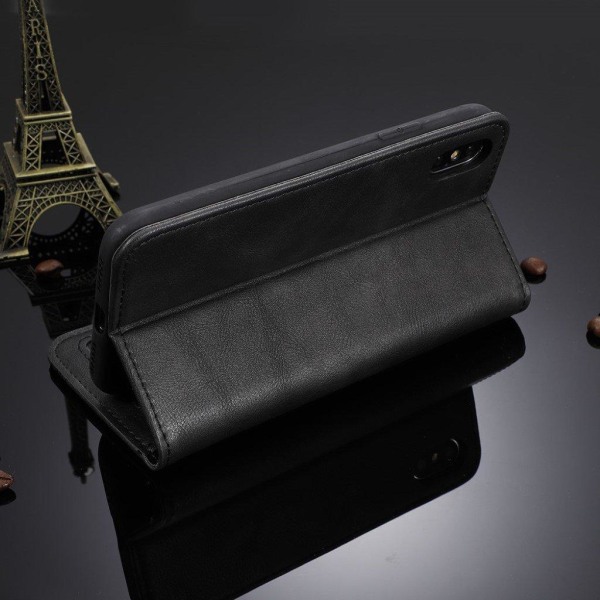Bofink Vintage LG Stylo 7 5G leather case - Black Black