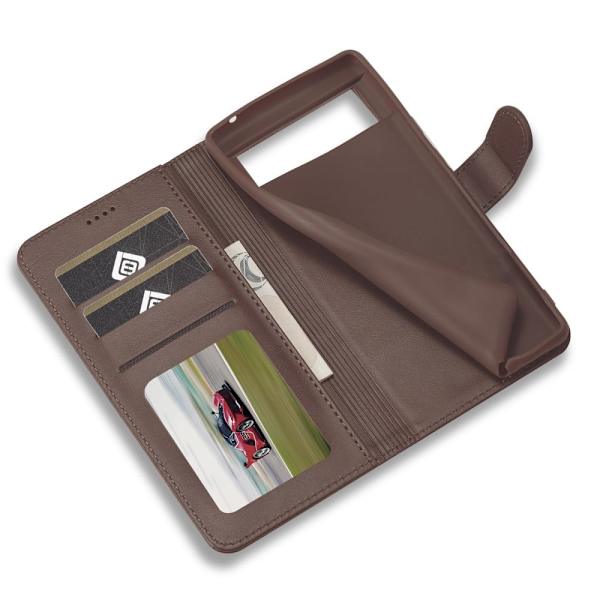 LC.IMEEKE Google Pixel 6 flip case - Ruskea Brown