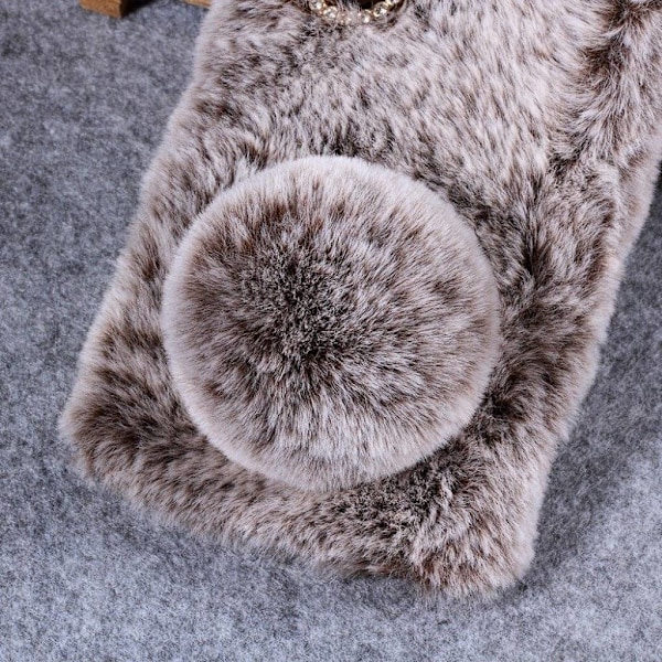 Fluffy Rabbit Huawei P30 skal - Brun Brun