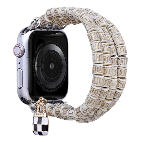 Apple Watch Series 8 (41mm) seed bead style with cute decors wat Gold