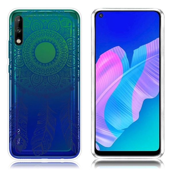 Deco Huawei P40 Lite E deksel - Malandablomst Blue