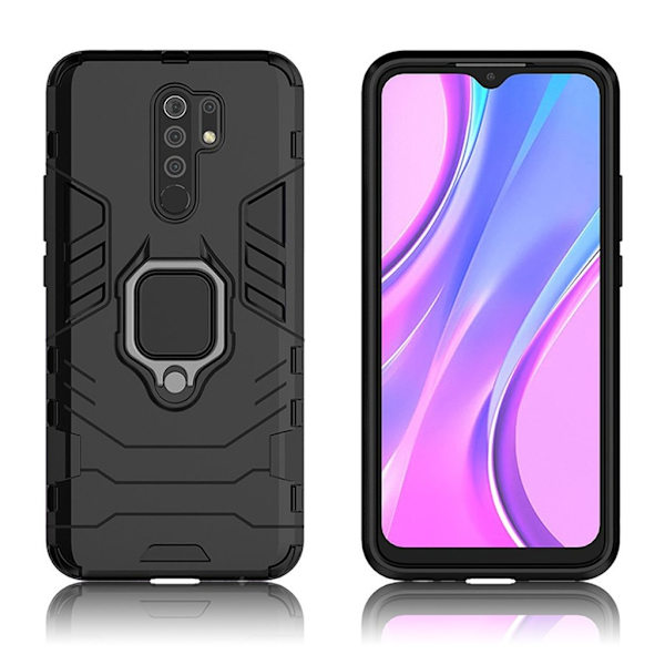 Ring Guard etui - Xiaomi Redmi 9 - Sort Black