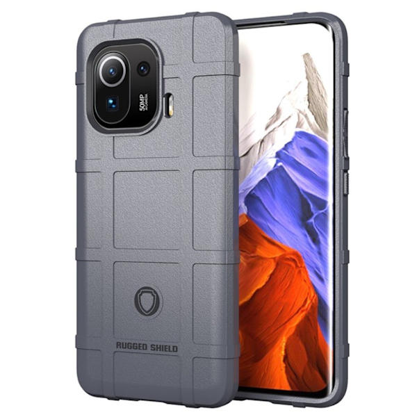 Rugged Shield Xiaomi Mi 11 Pro skal - Silver/Grå Silvergrå