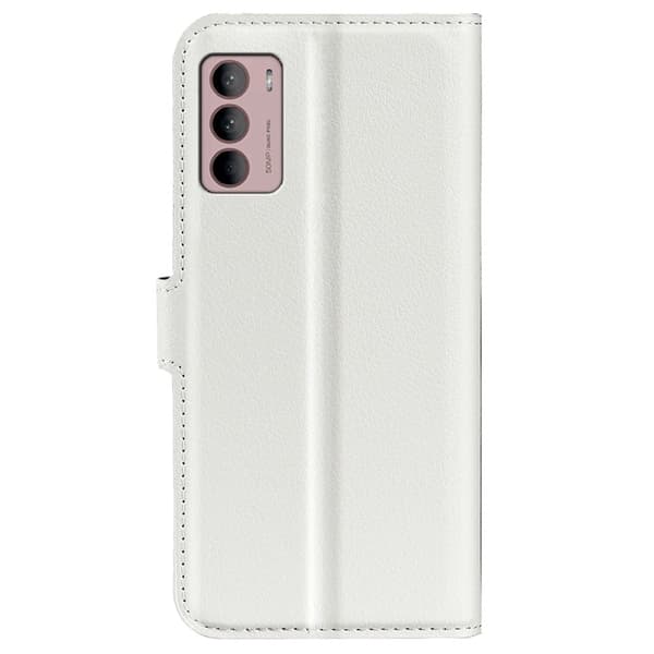 Classic Motorola Moto G42 fodral - Vit Vit