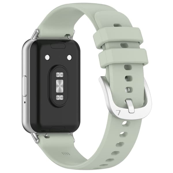 Samsung Galaxy Fit3 Watch Band Blødt Silikone Strap Replacement - Lysegrøn Green