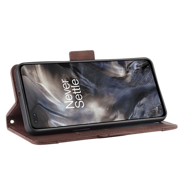 Moderni Nahkalaukku For OnePlus Nord - Ruskea Brown
