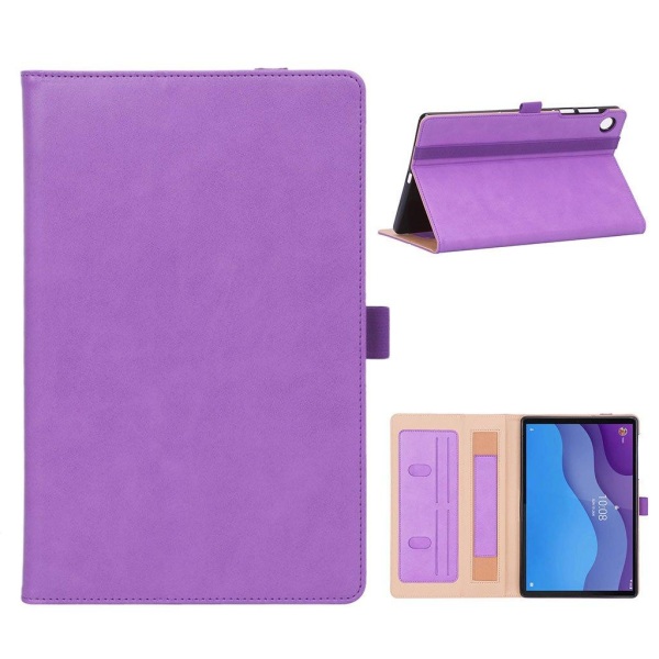 Lenovo Tab M10 HD Gen 2 business style  leather case - Purple Purple