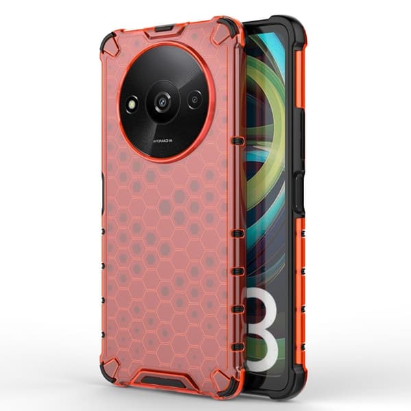 Bofink Honeycomb Xiaomi Redmi A3 kotelot - Punainen Red