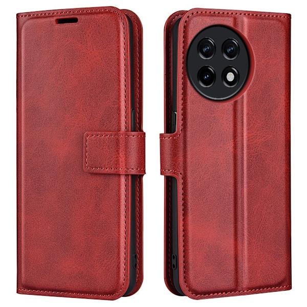 Lompakko Nahkakotelo For OnePlus 11R / Ace 2 - Punainen Red