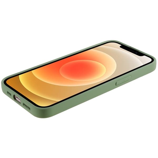 Mikrofiberforet blødt gummi iPhone 11 cover - Grøn Green
