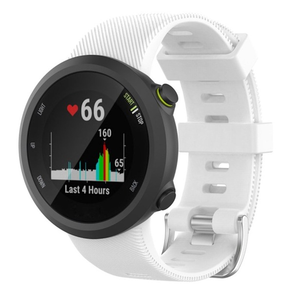 Garmin Forerunner 45 komfortabel silikone Urrem - Hvid White