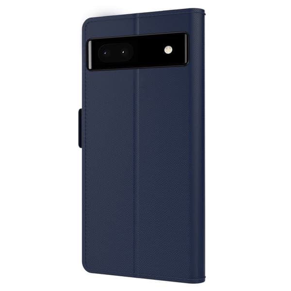 Snyggt Google Pixel 6a fodral med sminkspegel - Blå Blå