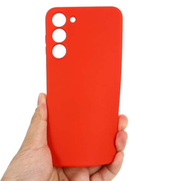 Matte Liquid silikone cover til Samsung Galaxy S23 - Rød Red