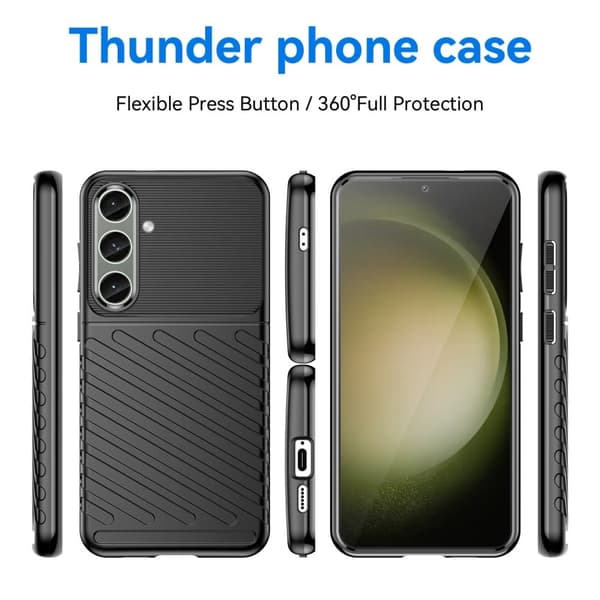 Thunder Samsung Galaxy S24 Plus cover - Sort Black