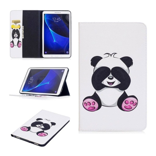 Samsung Galaxy Tab A 10.1 (2016)  Fodral med unikt motiv - Panda Vit