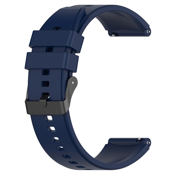 20 mm universal klockarmband i silikon - Marinblå Blå