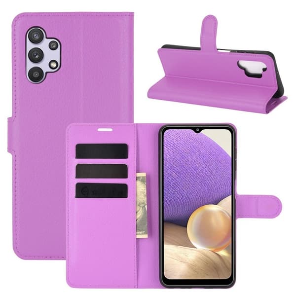 Classic Samsung Galaxy A32 fodral - Lila Lila
