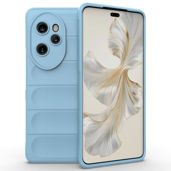 Blødt grebsformet Honor 100 Pro cover - Babyblå Blue