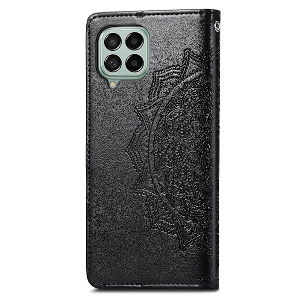 Mandala läder Samsung Galaxy M53 5G fodral - Svart Svart