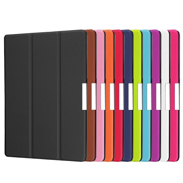 Lenovo Tab 3 Plus 10 tri-fold läderfodral - Orange Orange