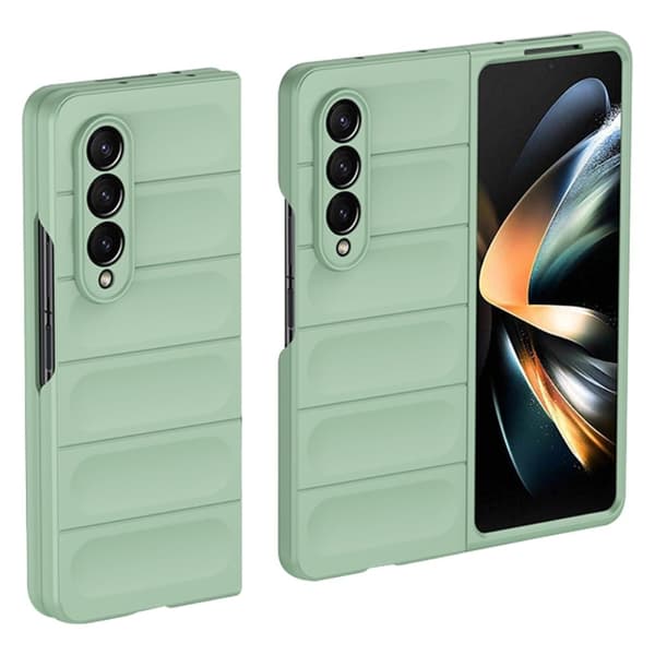 Blødt grebsformet Samsung Galaxy Z Fold4 cover - Mint Grøn Green