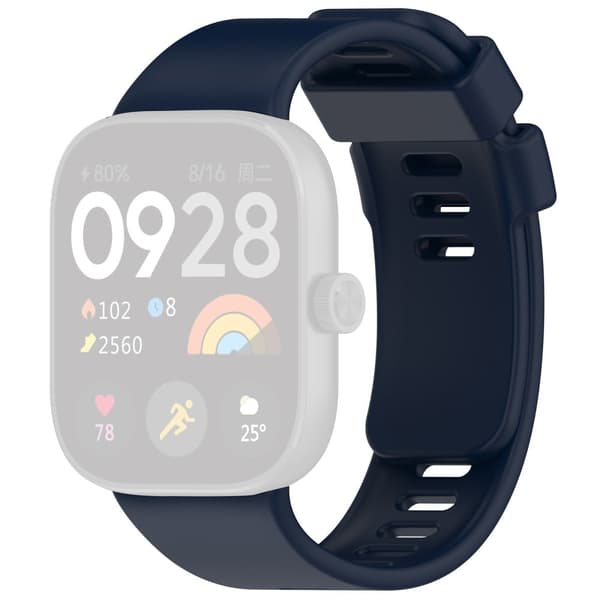 Xiaomi Redmi Watch 4 Silikonklockarmband Justerbart handledsarmband - Marinblå Blå