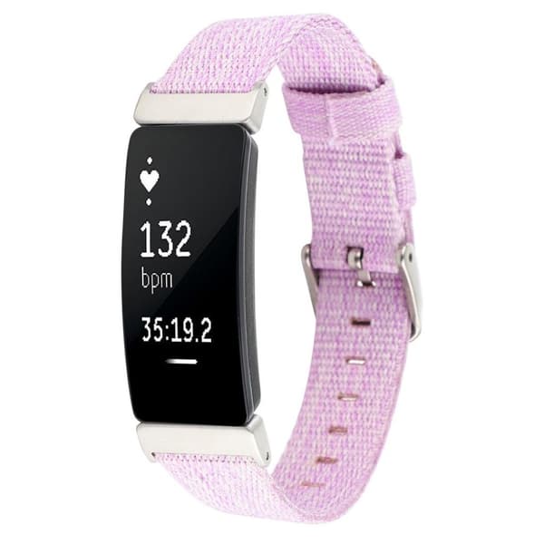 Fitbit Inspire / Inspire HR nylonkellonauha - Pinkki Pink