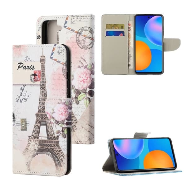 Wonderland Samsung Galaxy S21 Flippetui - Iron Tower Silver grey
