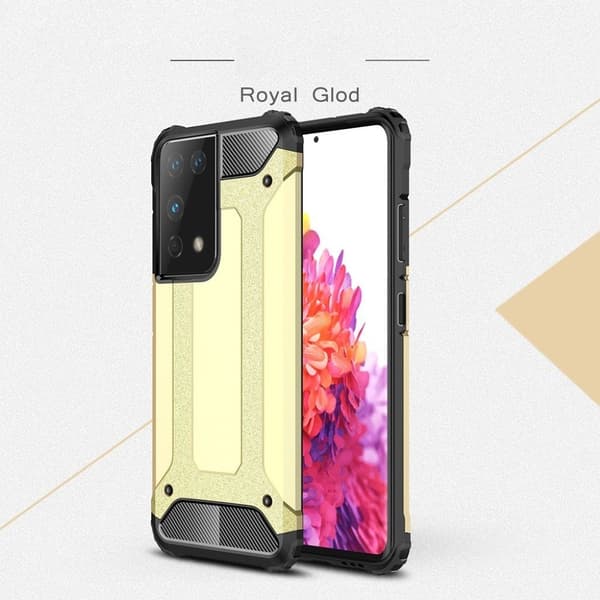 Armour Guard etui - Samsung Galaxy S21 Ultra - guld Gold