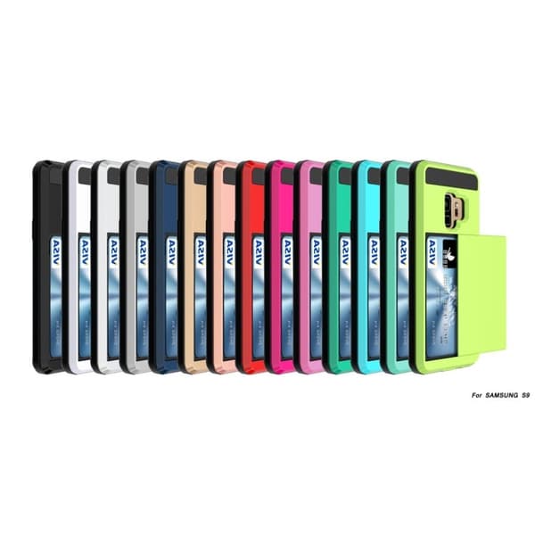 Samsung Galaxy S9 Plus slice kort TPU etui - Sort Black