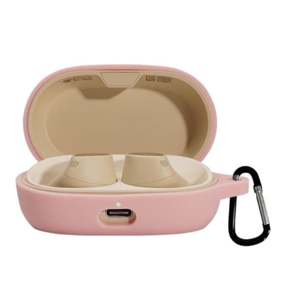 Jabra Elite 7 / 7 Pro silikoneopladningsetui - Lyserød Pink