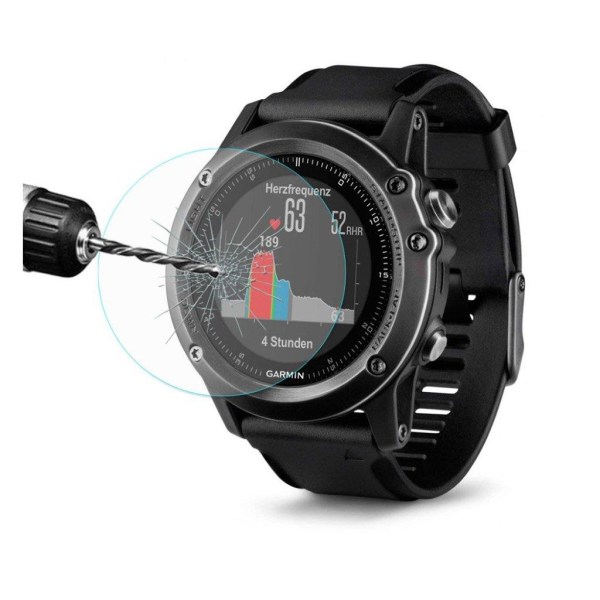 HAT PRINCE Garmin Fenix 3 HR Extra glas i HD - Genomskinligt Transparent