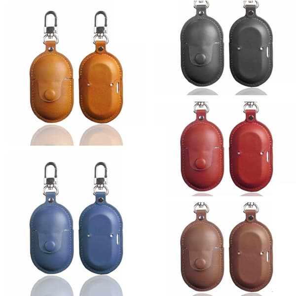 Samsung Galaxy Buds Plus skinnveske - Svart Black