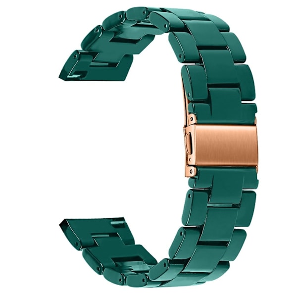 Fitbit Versa 2 / Versa Lite quick release urrem i resin - Mørkegrøn Green
