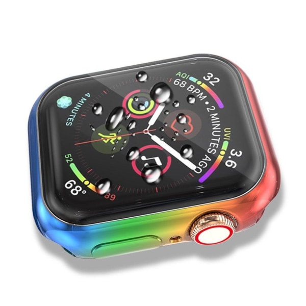 Apple Watch Series 5 44mm Stilfuldt Farverig etui - Rød / Gul / Grøn / Blå Multicolor