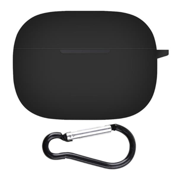 Realme Buds T300 Silikonetui med spenne - Svart Black