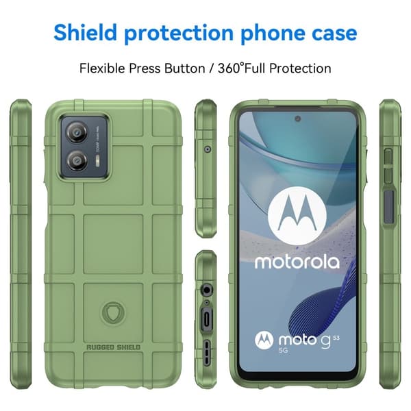 Rugged Shield Suojakotelo Motorola Moto G53 - Vihreä Green